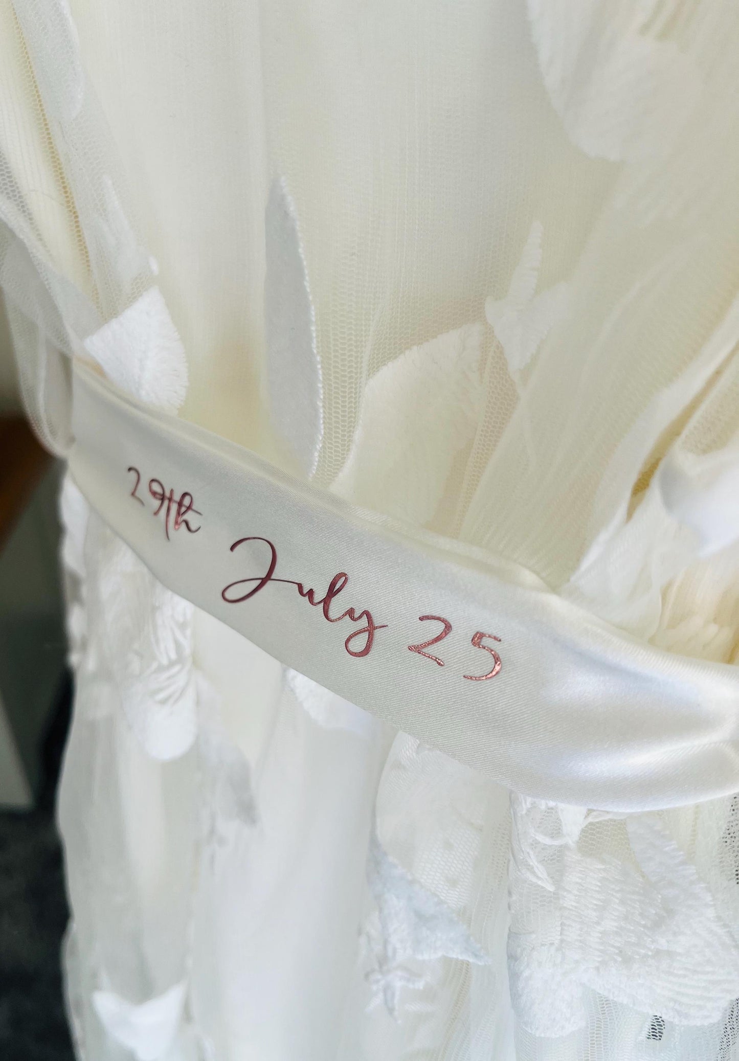 Personalised Lace Style Bride Robe - Bride dressing Gown - Lux Bride dressing gown - Bridesmaid Robes - Bridesmaid Pjs