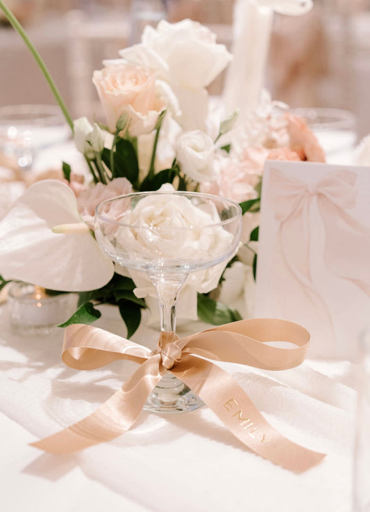 Wedding Ribbon Name Place - Click Here to Shop